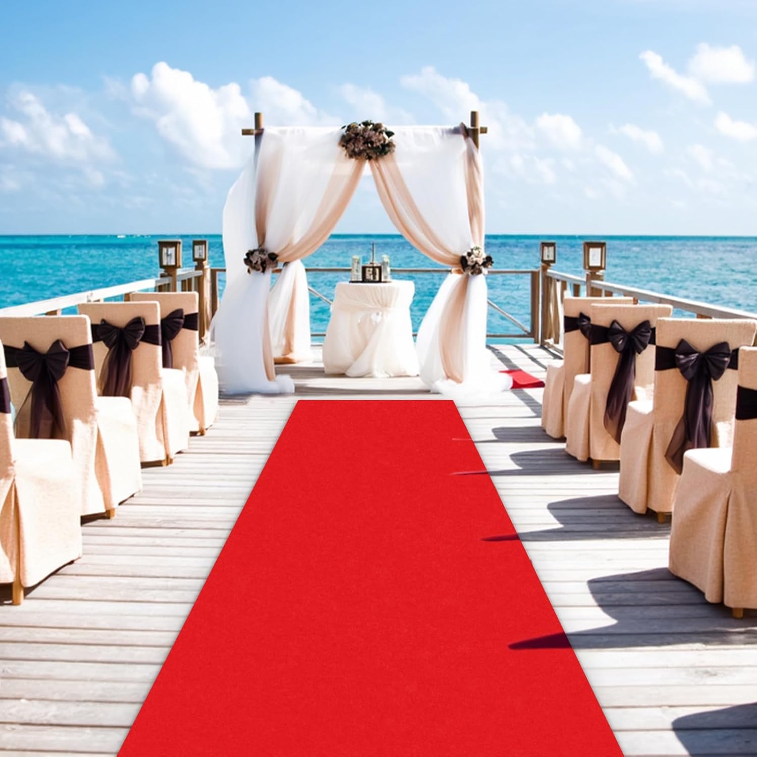 Red Carpet Runner for Hollywood Theme Party 3x10 ft