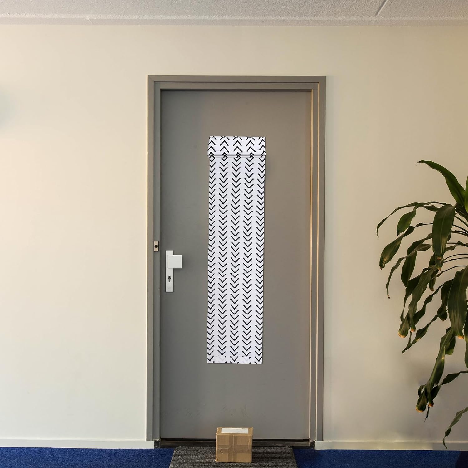 Leinuosen Classroom Door Window Curtains Blackout Shades 8x36 Inches