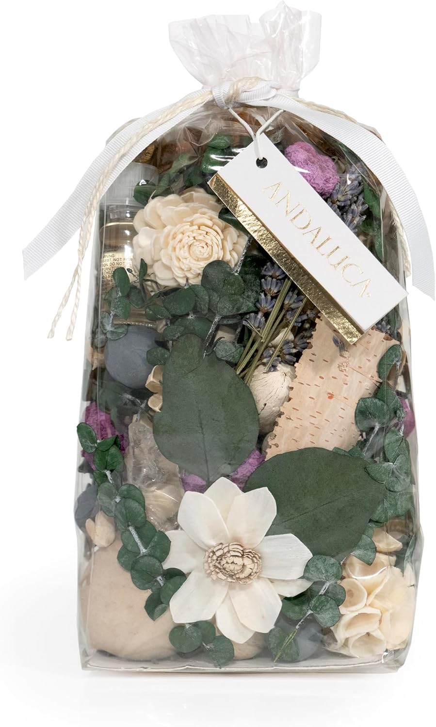 ANDALUCA Preserved Eucalyptus Lavender Potpourri