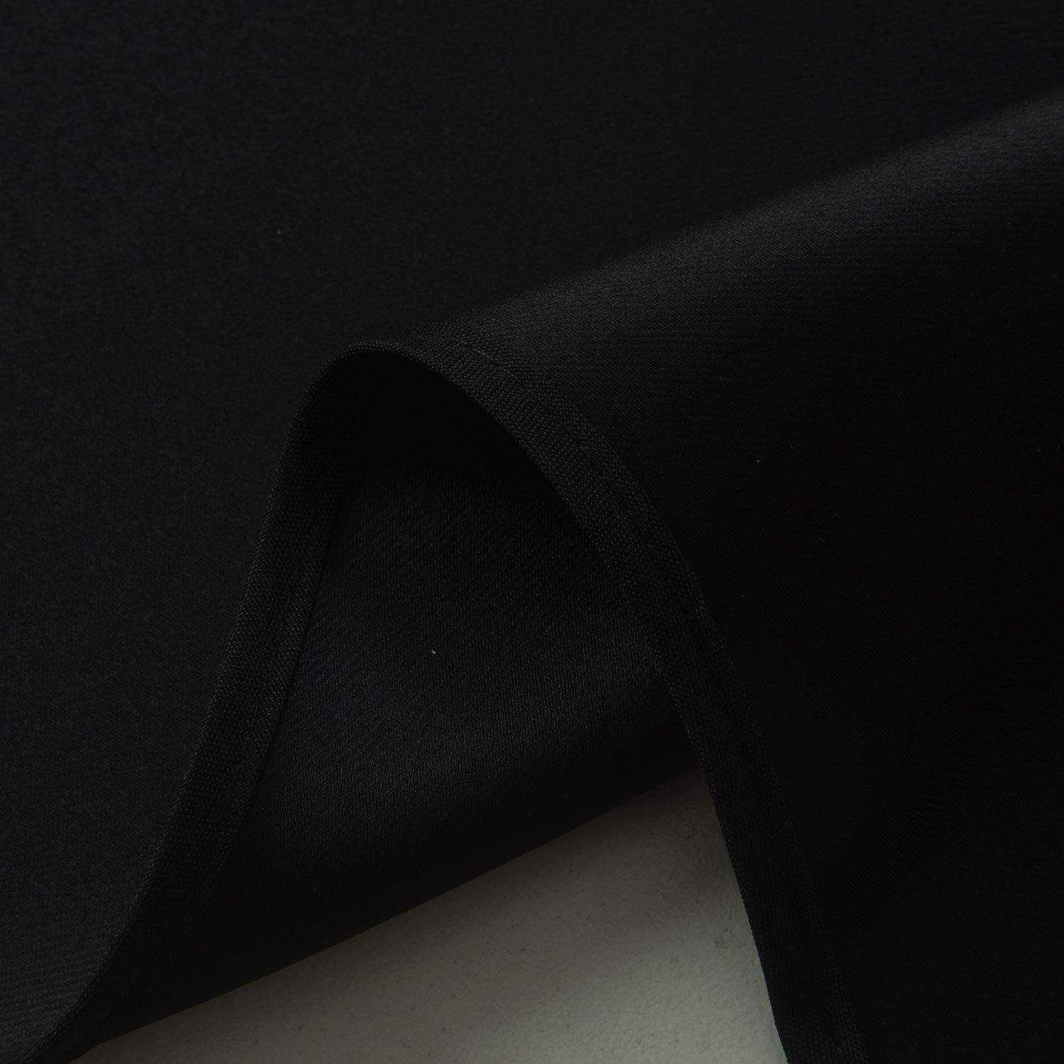 Aquazolax Black Valance Curtains 52x18 Inch 1 Panel