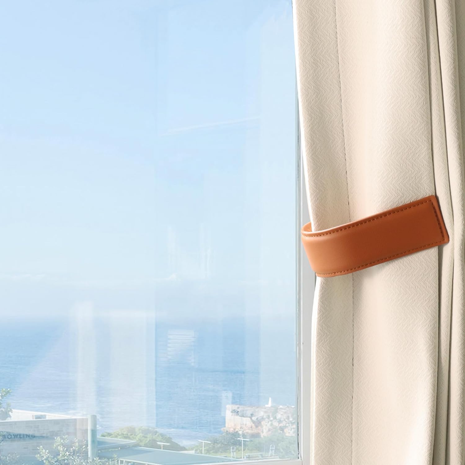OCIOLI 2 Pack Modern Curtain Holdbacks