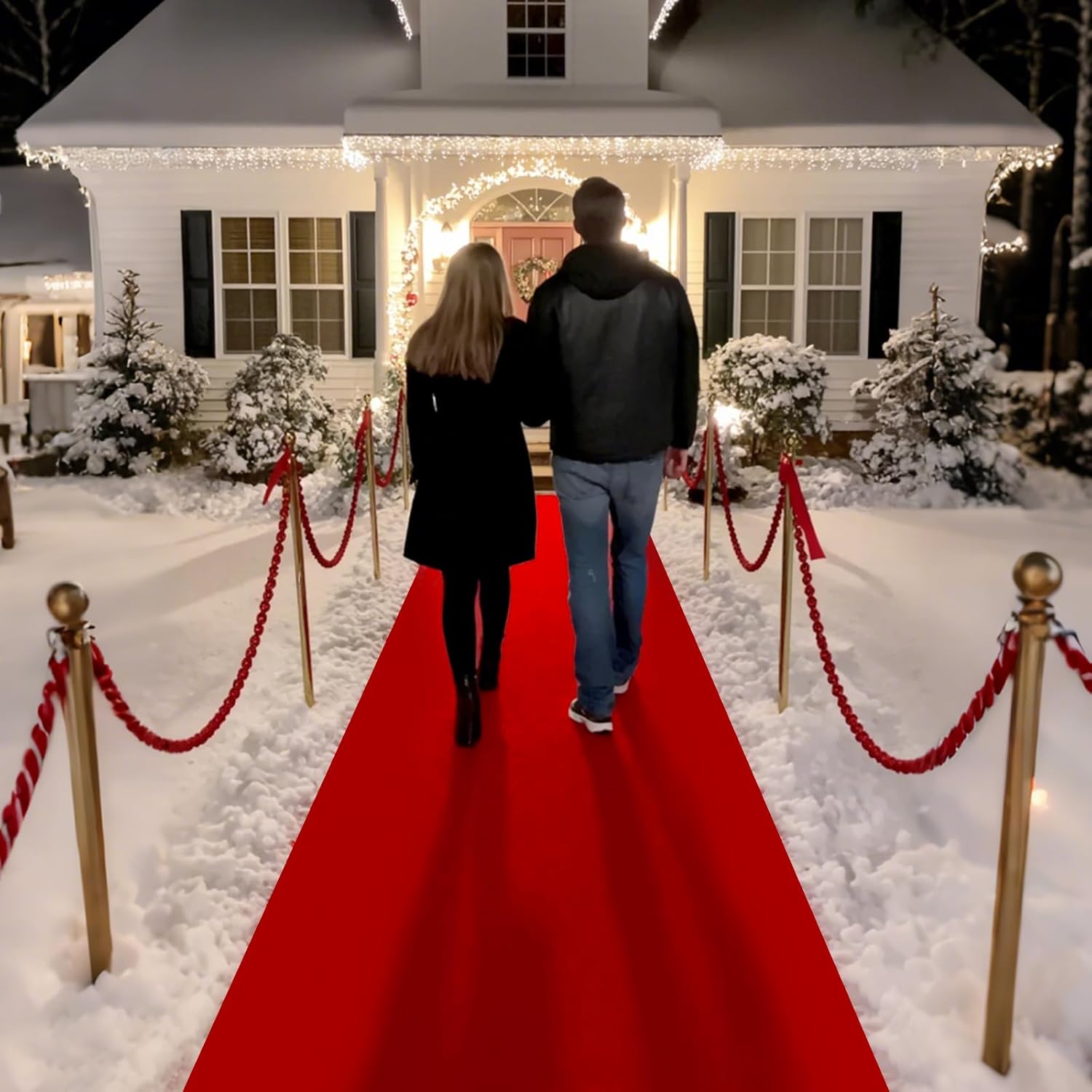 Red Carpet Runner for Hollywood Theme Party 3x10 ft