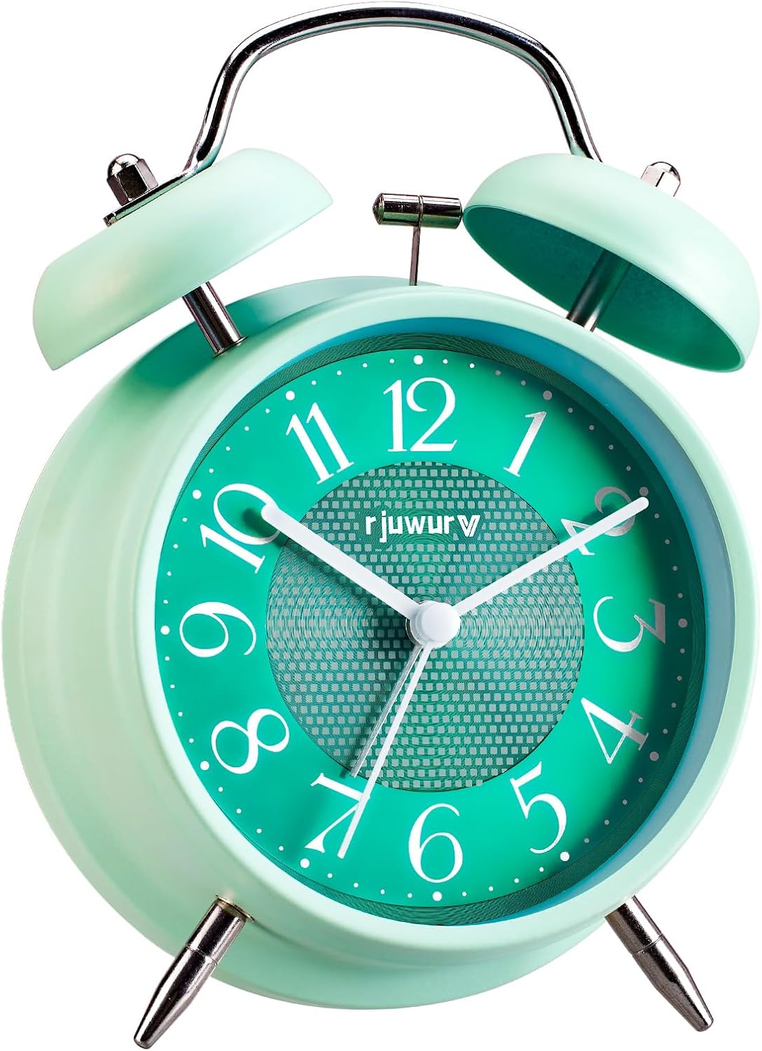 4 Inch Loud Alarm Twin Bell Clock with Night Light for Bedroom