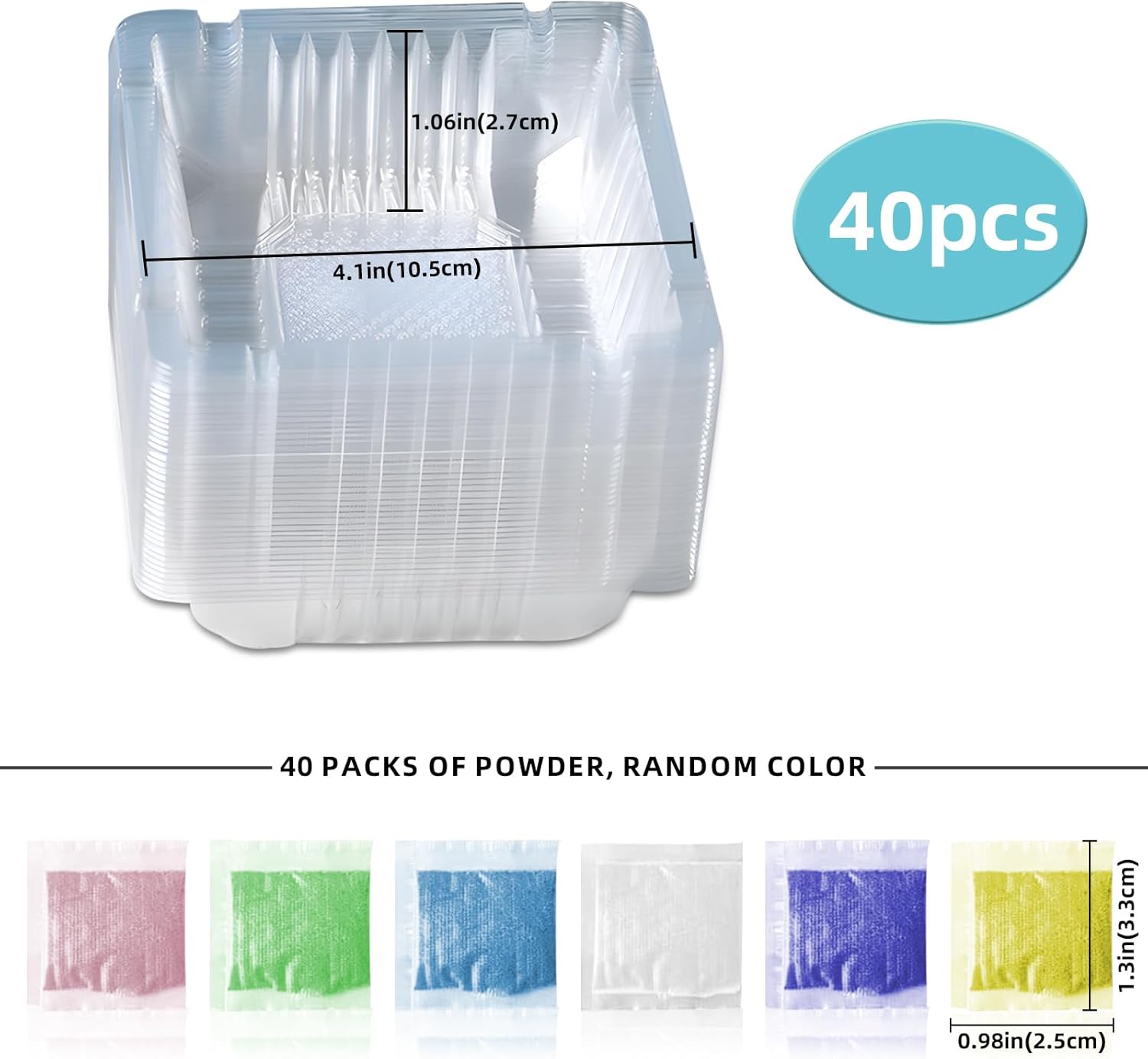 40 Pack Disposable Ashtrays with Scented Sand