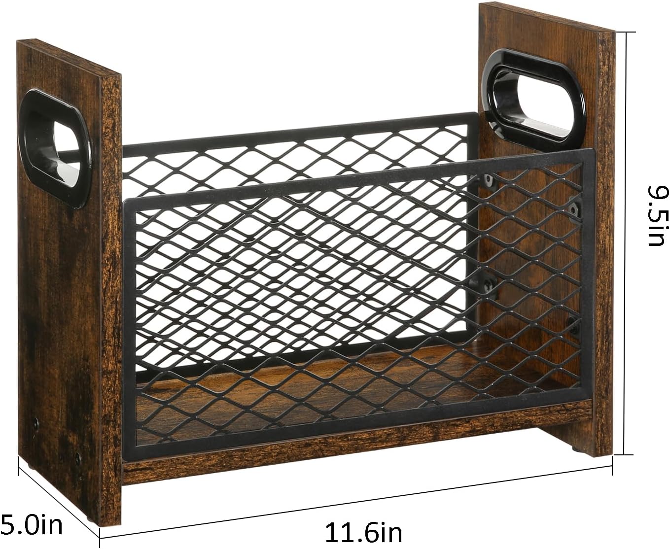 Yinmit Magazine Holder Small Desktop Magazine Rack