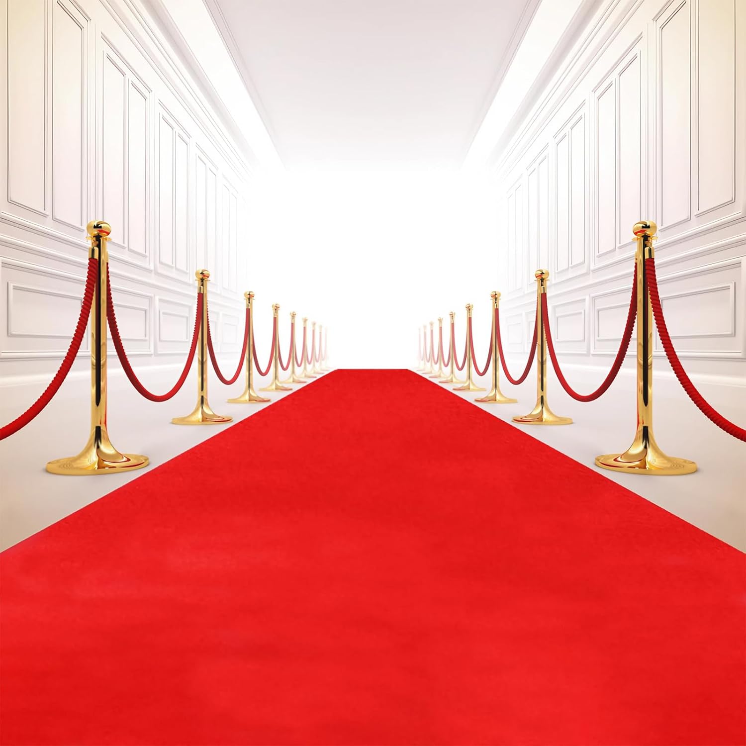 KOLIPI Red Carpet Runner 33x33ft 200 GSM Thick Luxury Aisle Rug