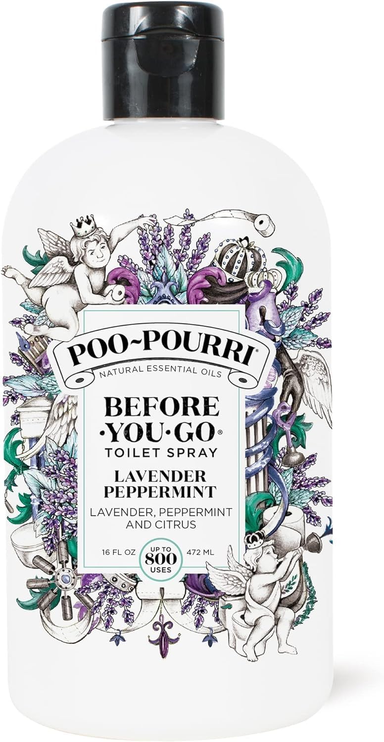 Poo-Pourri Lavender Peppermint Toilet Spray 16 Fl Oz Refill - 800 Uses