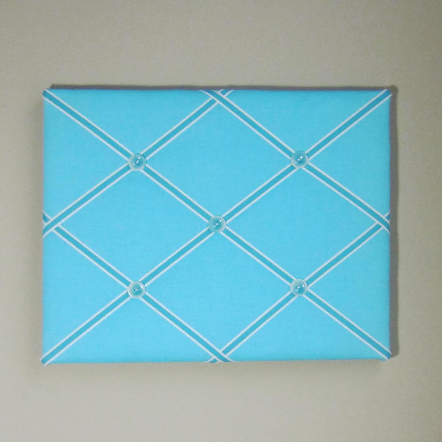 11x14 Bahama Blue Turquoise French Memory Board Bow Board