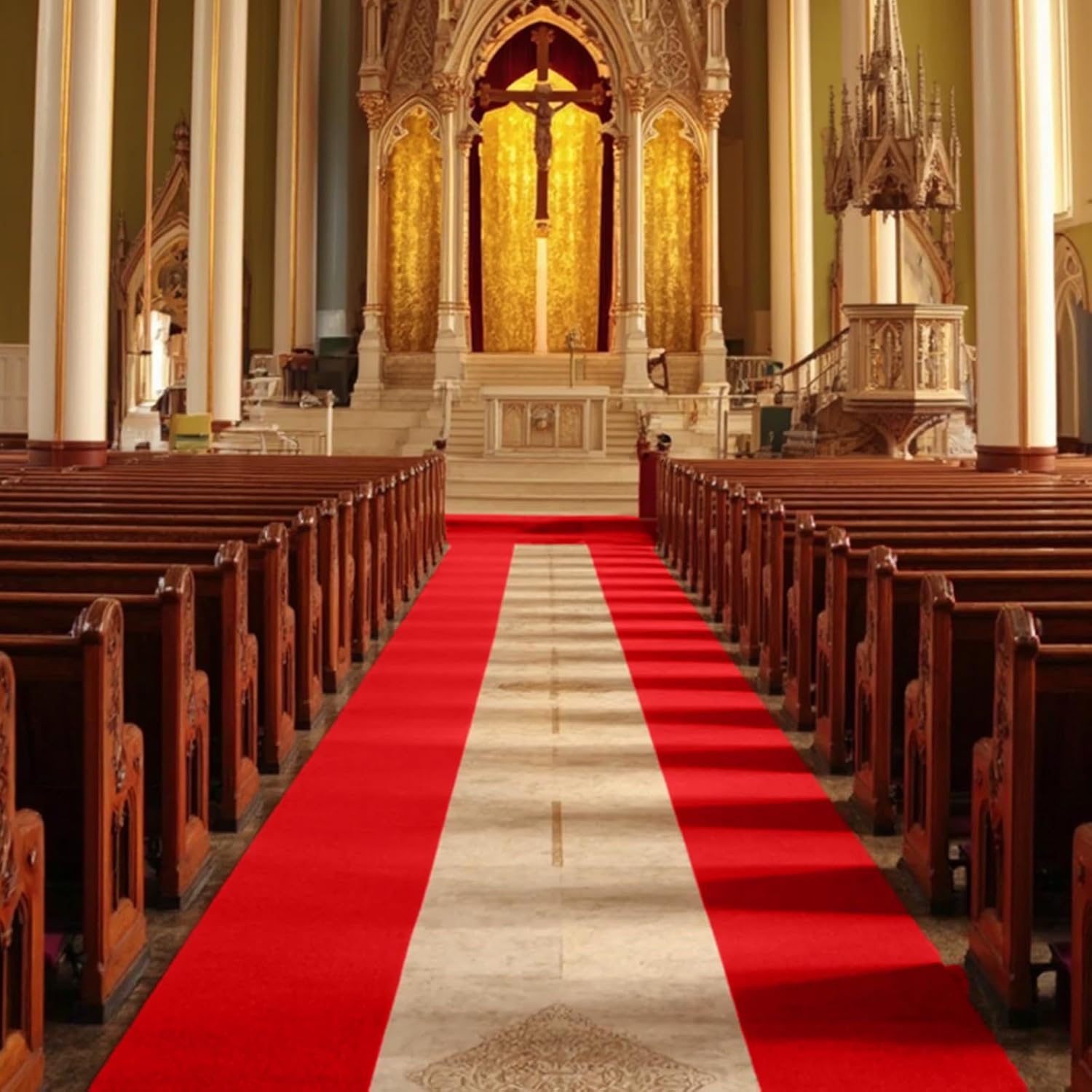 Red Carpet Runner for Hollywood Theme Party 3x10 ft