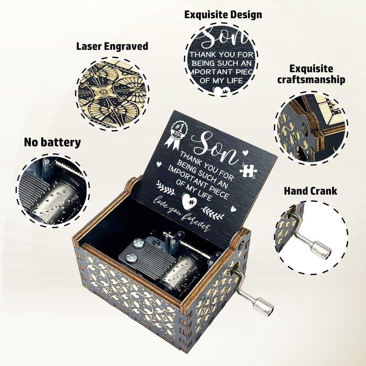 Ukebobo Music Box for Son - You Are My Sunshine