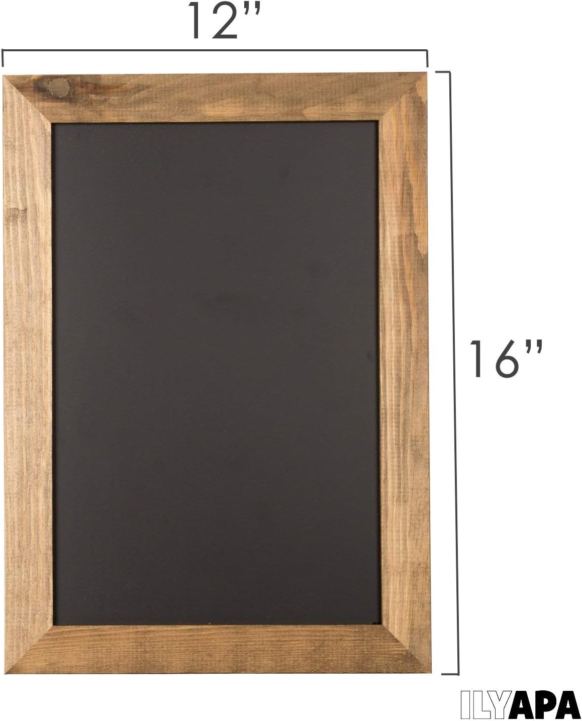 Ilyapa Rustic Wooden Magnetic Chalkboard Sign 12x16