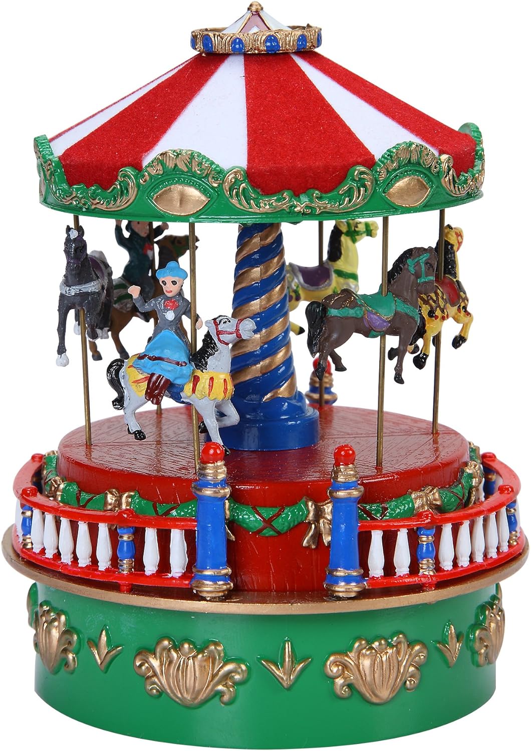 Mr Christmas Mini Musical Carousel Christmas Decoration