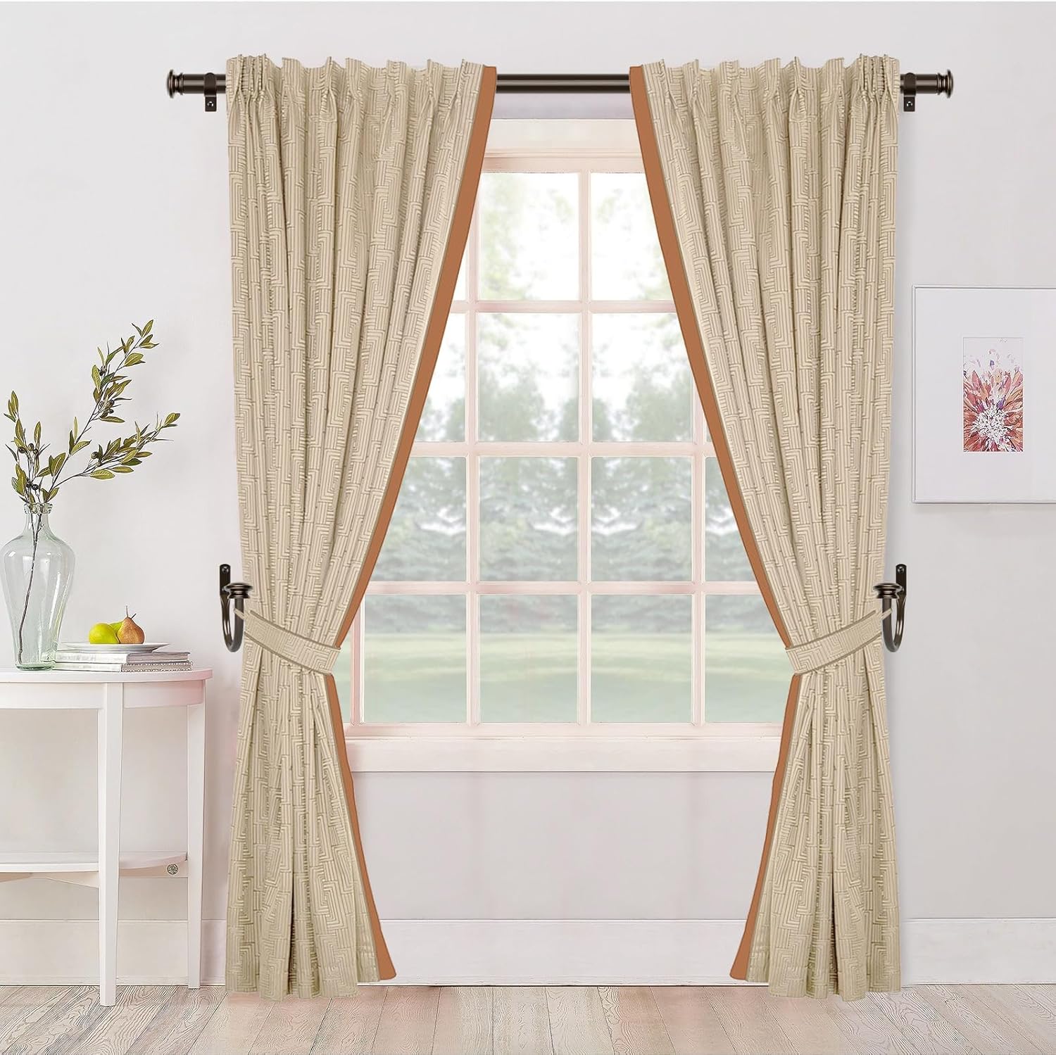TONIAL Curtain Holdbacks 2 Pack Bronze