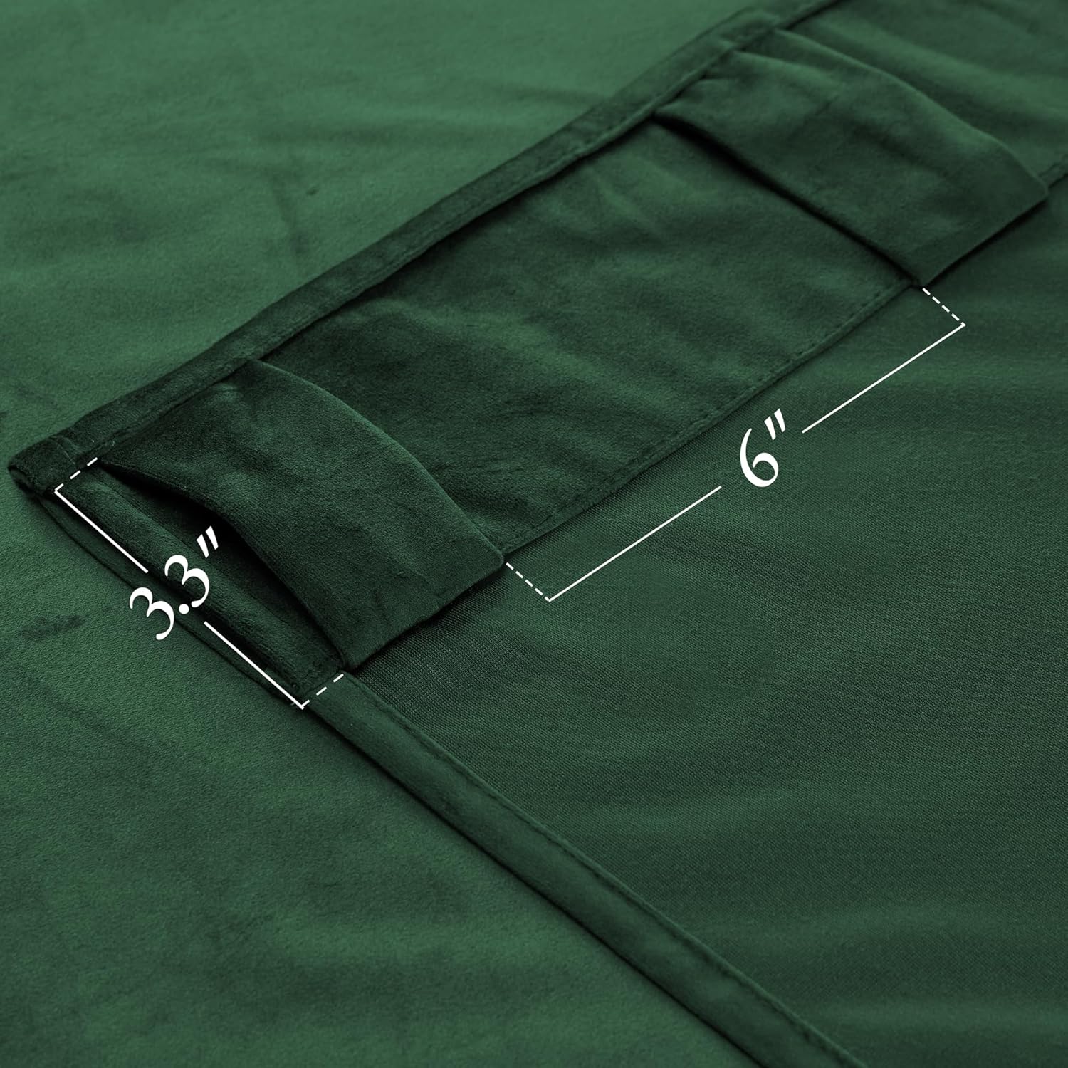 KGORGE Velvet Blackout Curtains 84 Inches Set of 2