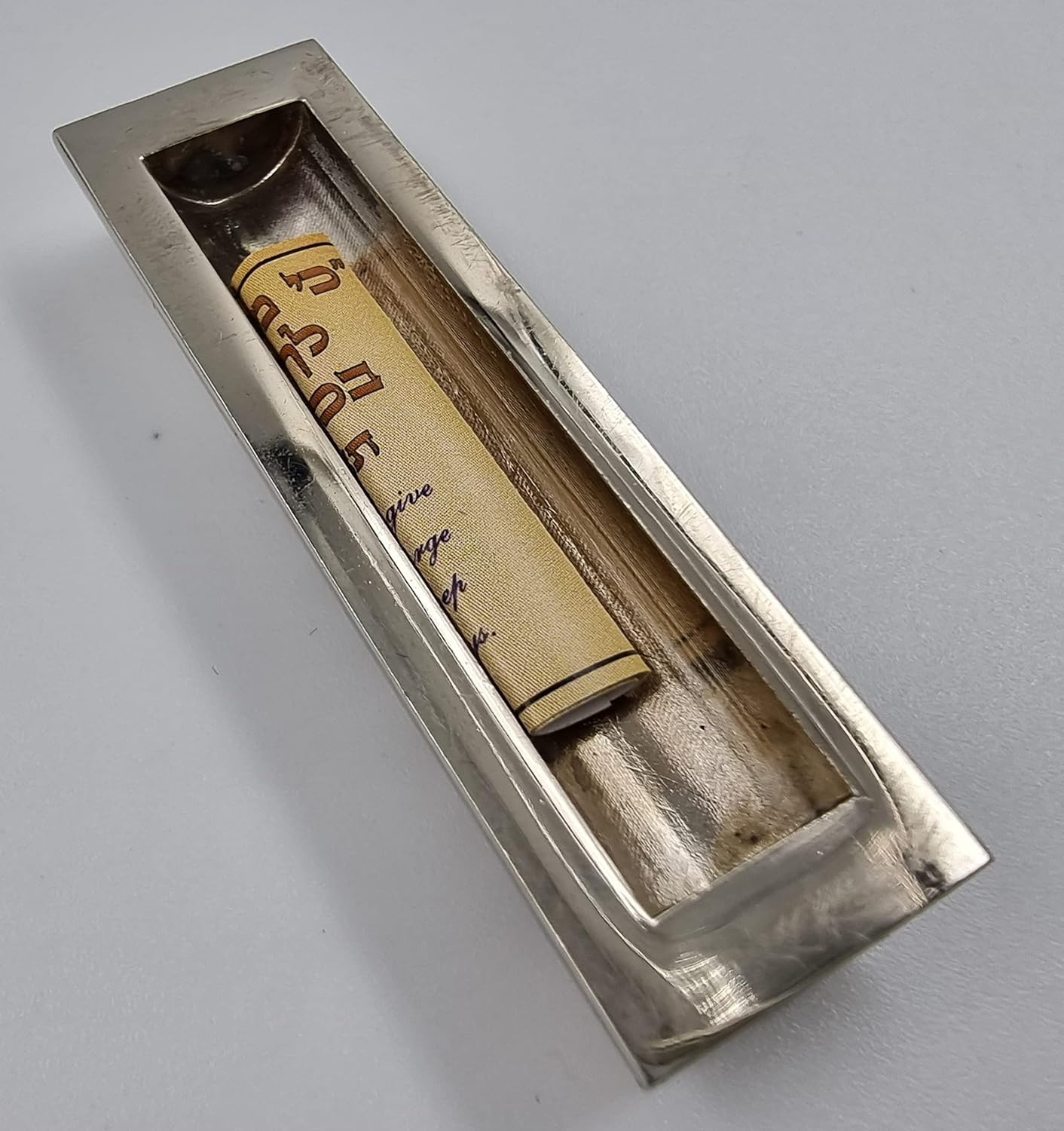 Talisman4u Protection Car Mezuzah with Hebrew Travelers Prayer Scroll