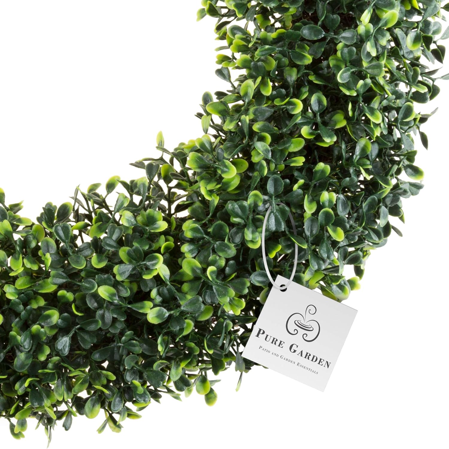 Pure Garden 195 Inch Boxwood Wreath