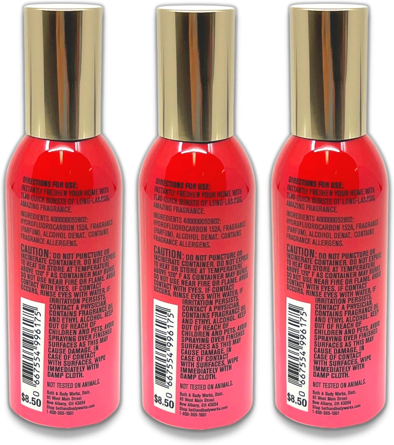 Bath and Body Works Japanese Cherry Blossom Room Spray 3-Pack