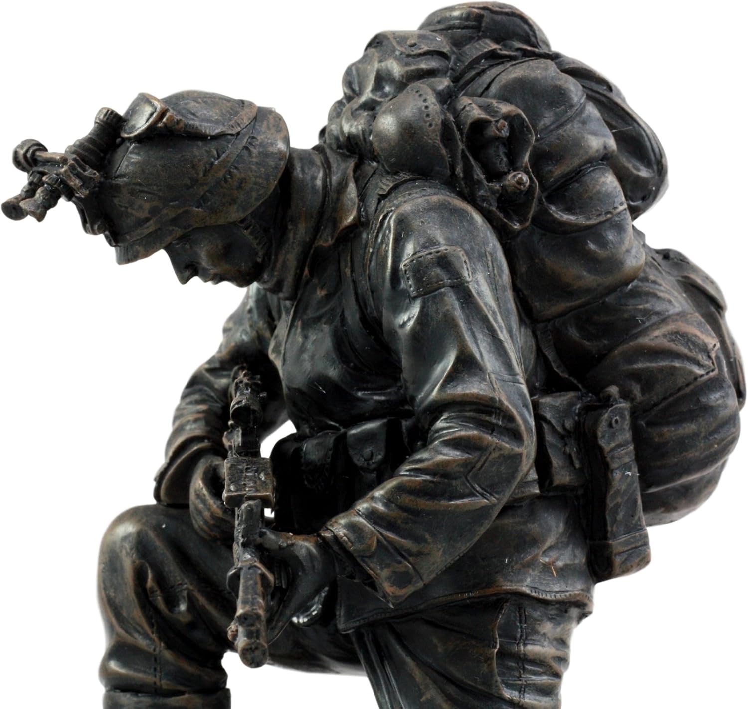 6 Inch Kneeling Soldier Courage Figurine