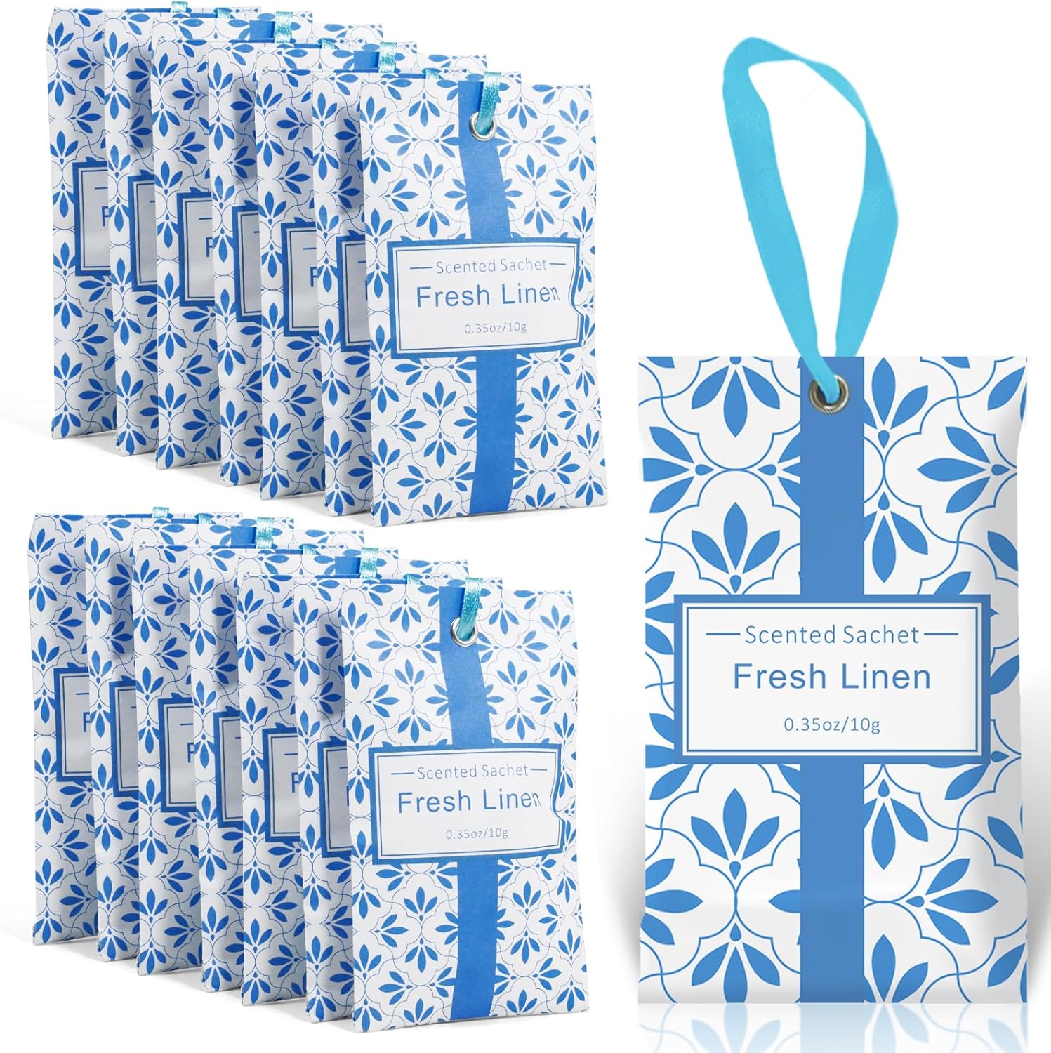 SCENTORINI Linen Scented Sachets 14-Pack Wardrobe Freshener