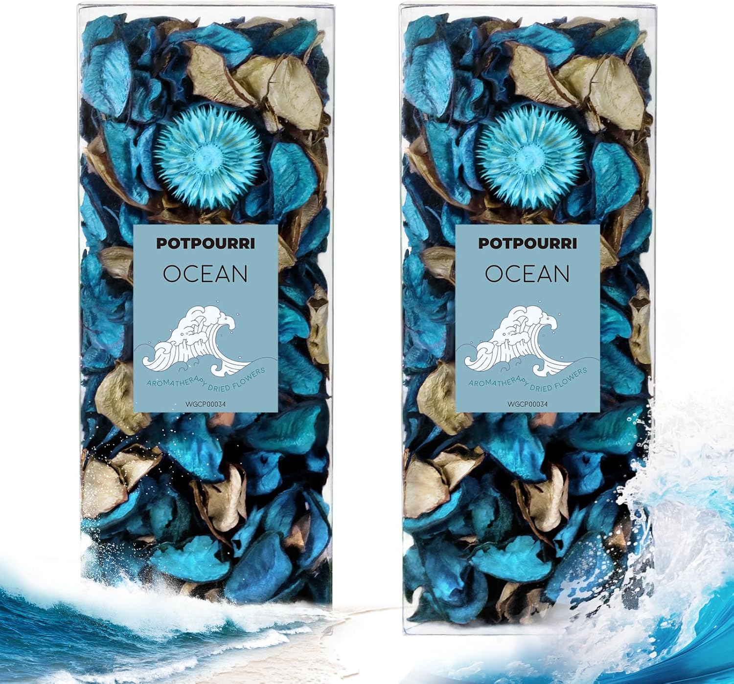 SCENTORINI Ocean Scented Potpourri Bags for Home Decor