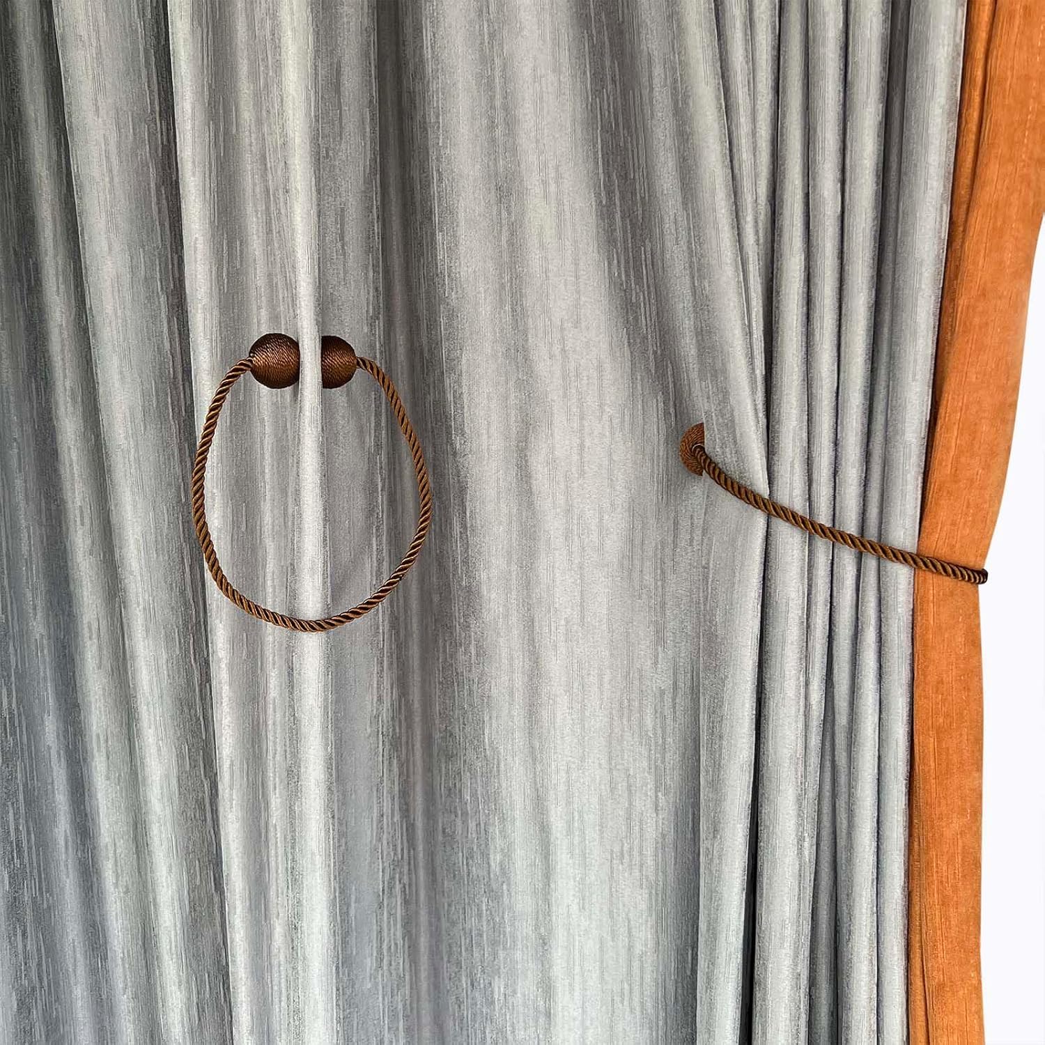 Melaluxe 6 Pack Magnetic Curtain Holdbacks