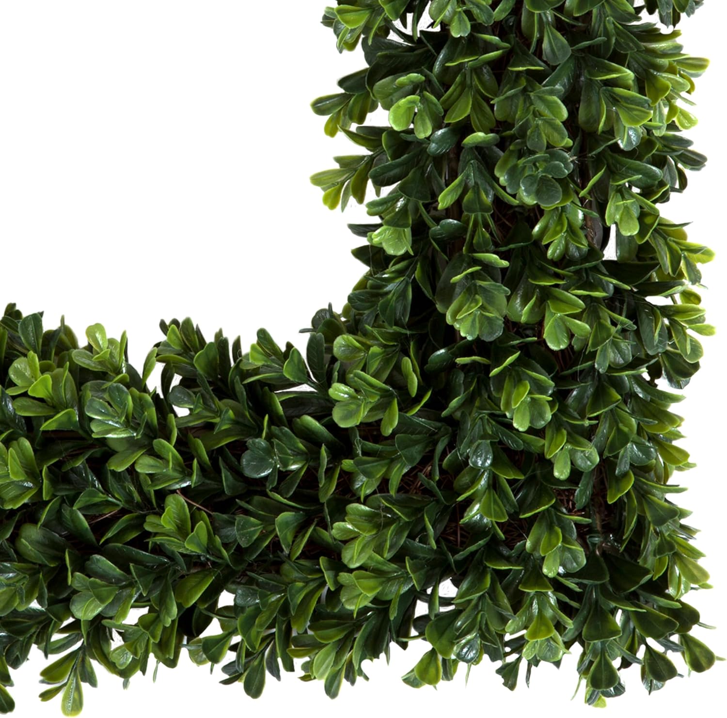 Pure Garden 165-Inch UV Resistant Boxwood Wreath for Front Door