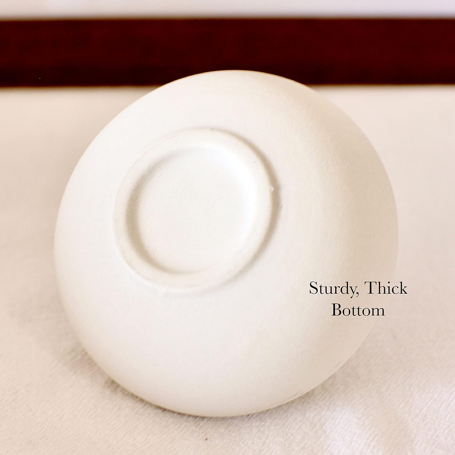 Carrots Den - Set of 6 White Ceramic Donut Bud Vases