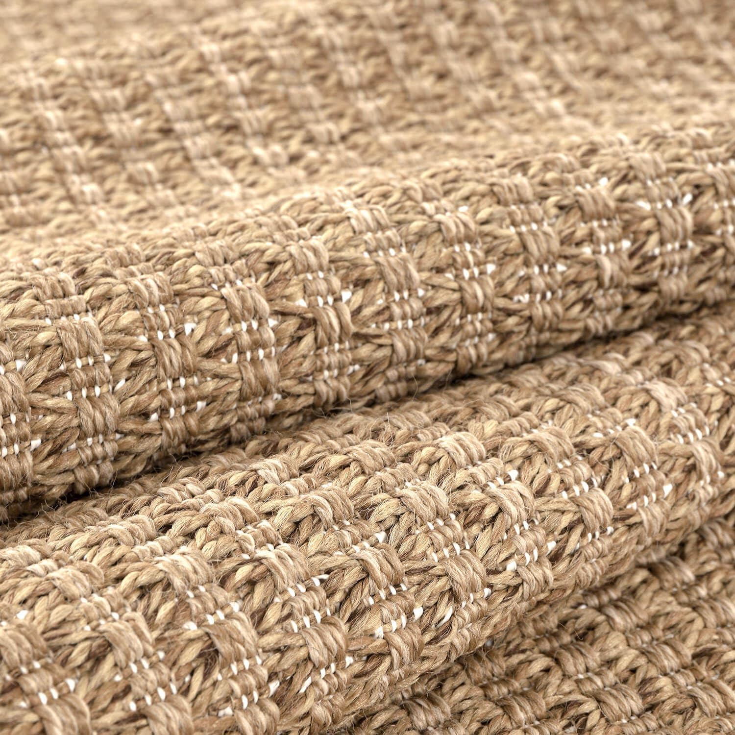 Luul Home Easy Jute Rugs 5x7 Indoor Outdoor