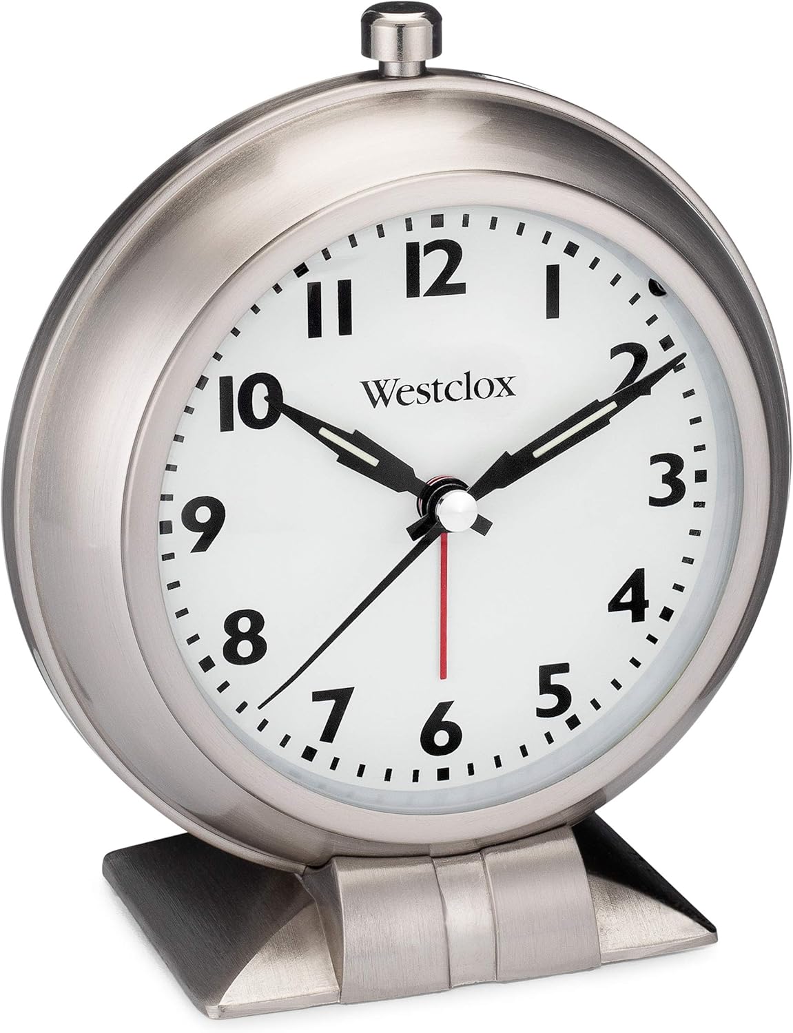 Westclox Big Ben Classic Alarm Clock - Silver Metal Round Design