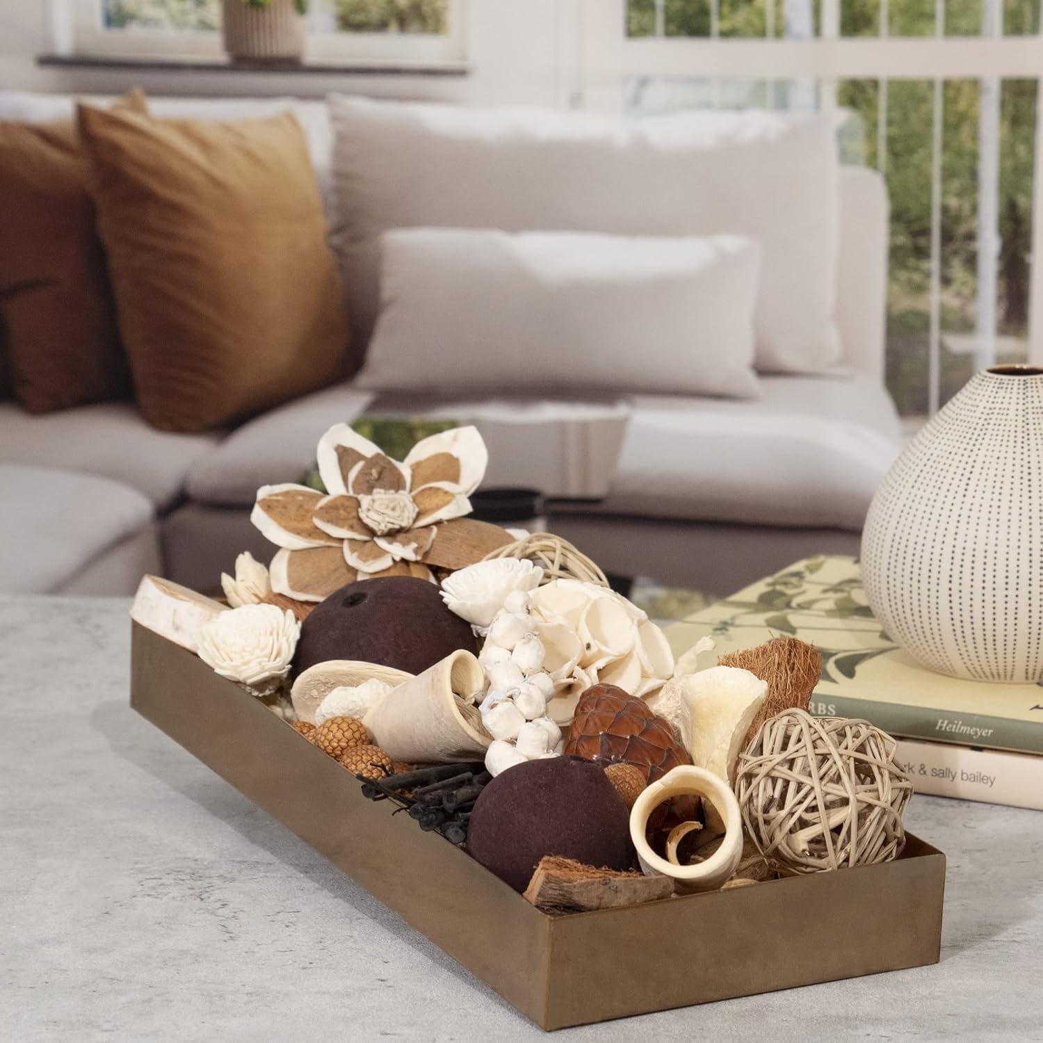 ANDALUCA Maison Box Fragrance Potpourri Decorative Vase Bowl Filler 1