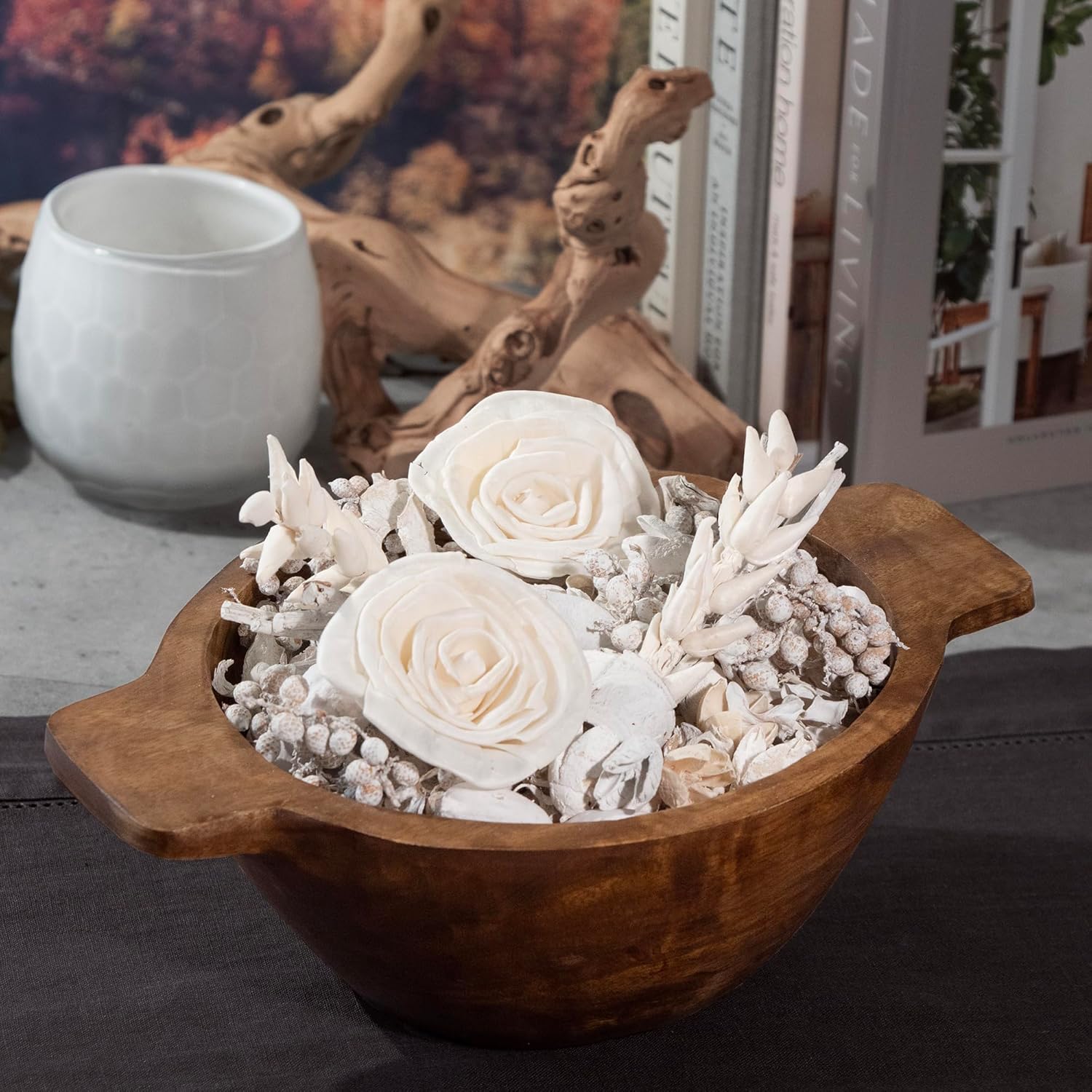 Linen White Fragrance Potpourri Bag Home Decor