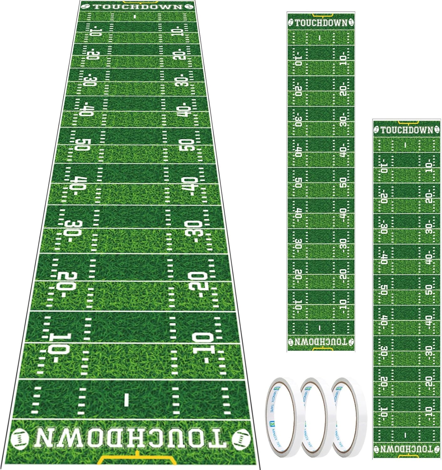 Jansun Football Field Runners 10 Ft for Game Day Party