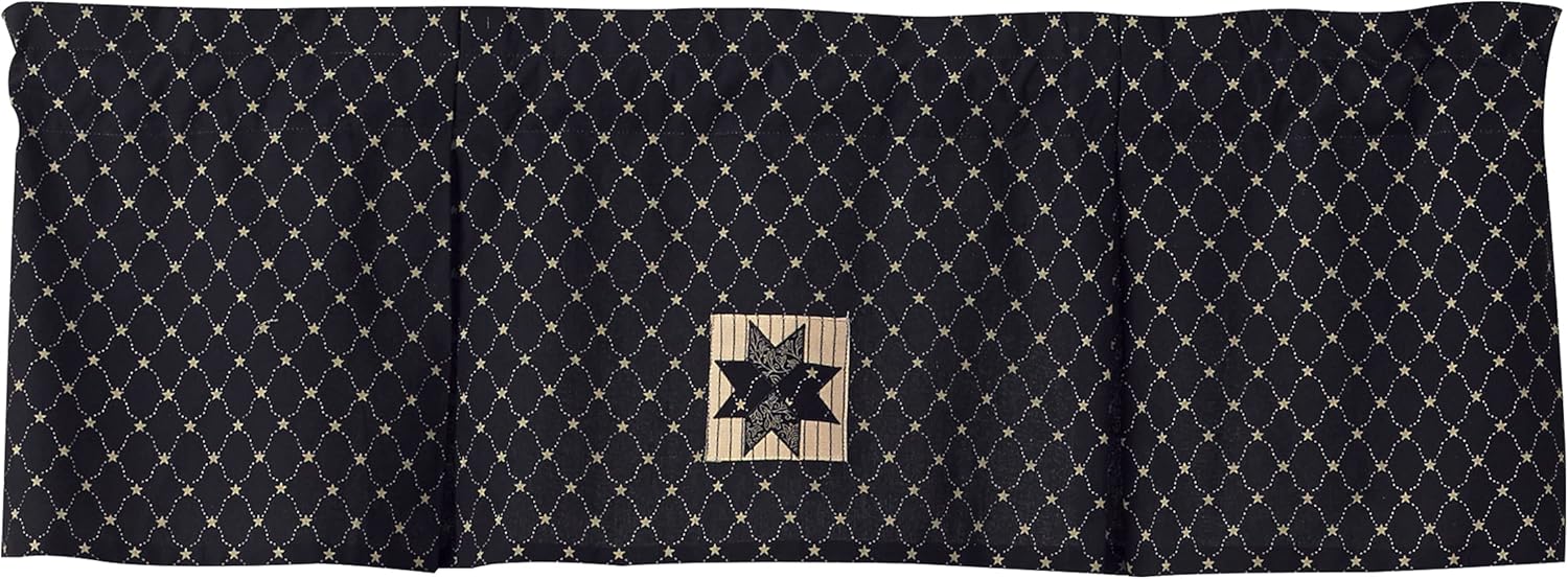 Park Designs Carrington Valance 45x15 Lined Pleated