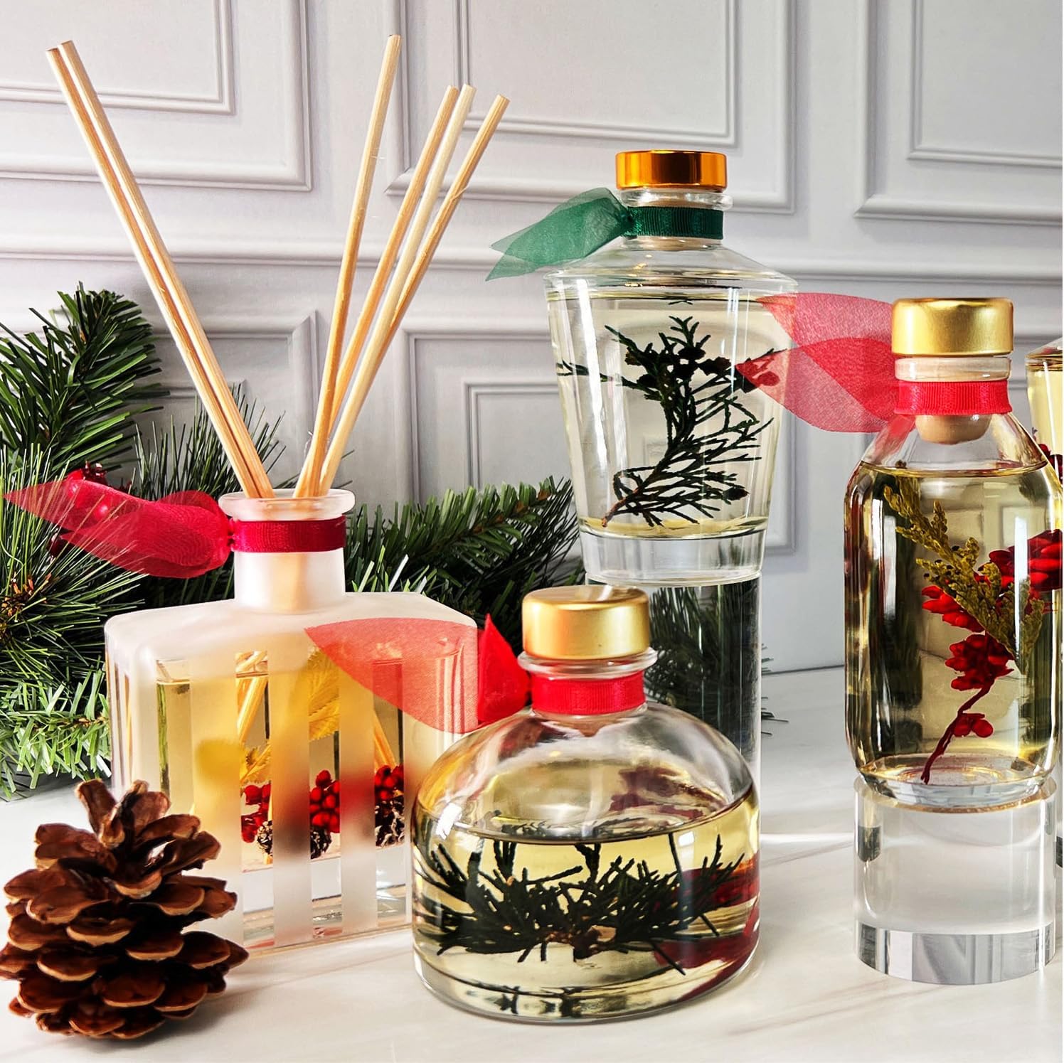 LOVSPA Apple Harvest Reed Diffuser Set