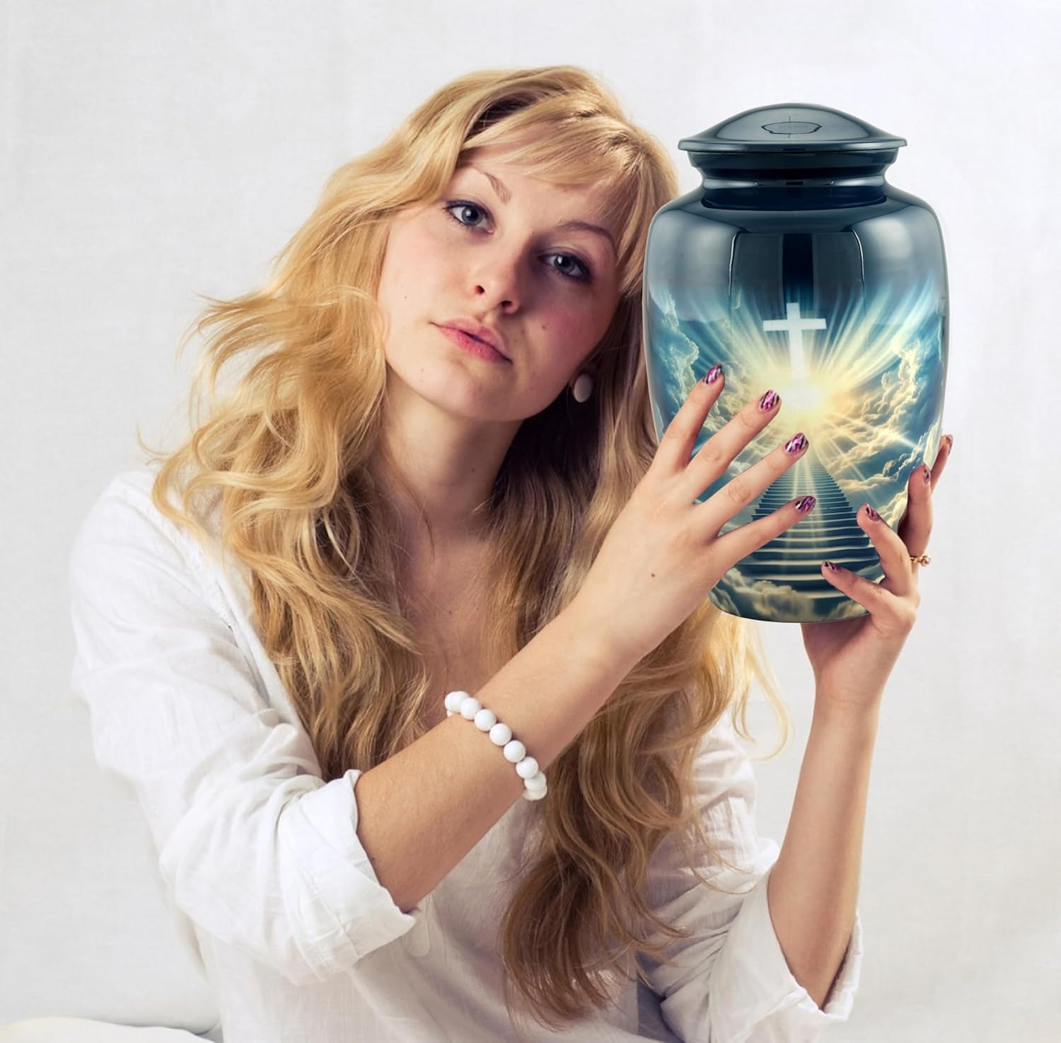 Heaven Urn with Velvet Bag 105 Inches 200LB Capacity