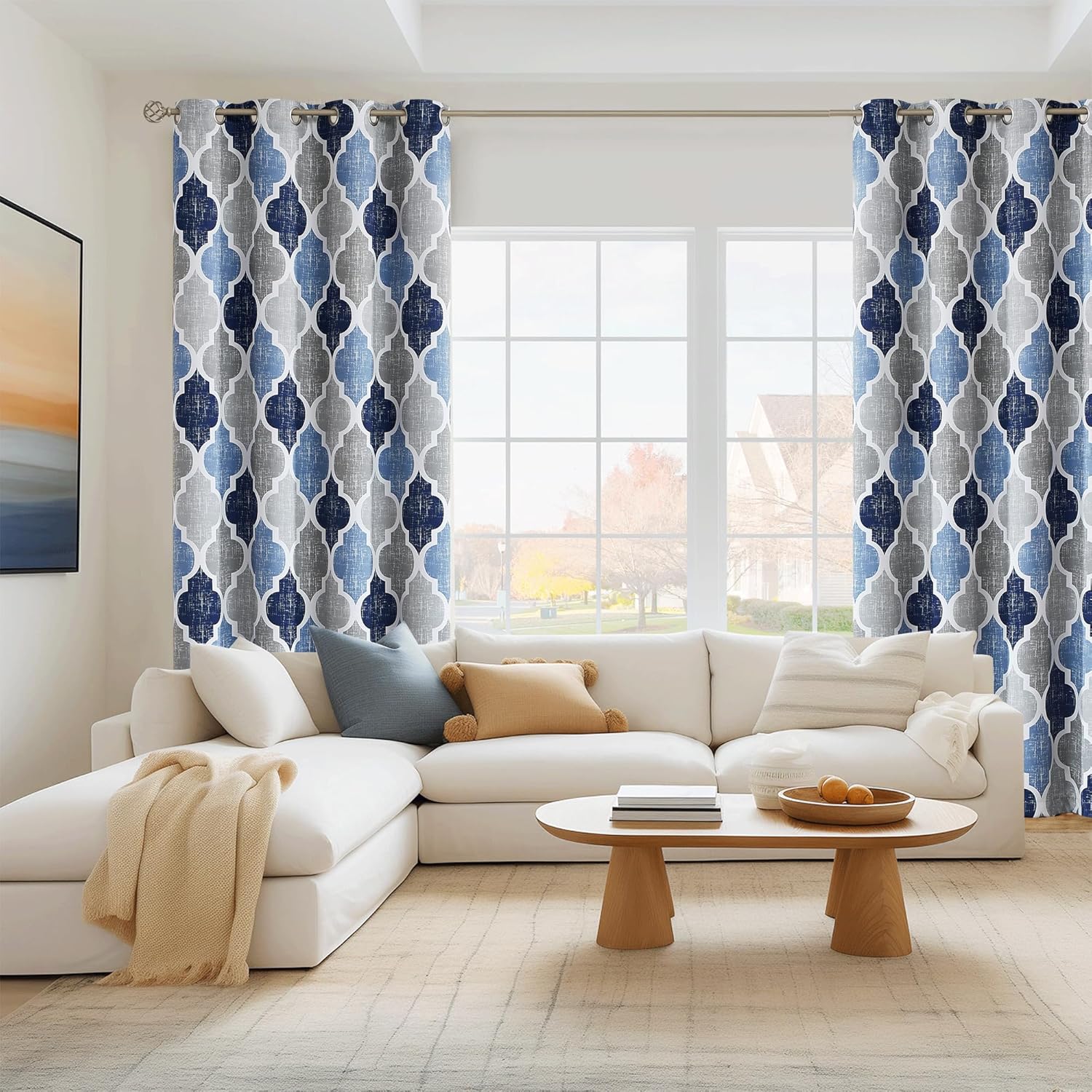 Beauoop 100 Blackout Curtains 50x84 2 Panels Grommet Top