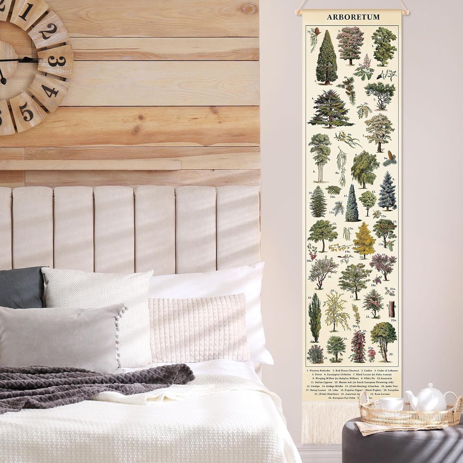 Feifeiya Vintage Plants Vertical Tapestry Wall Art