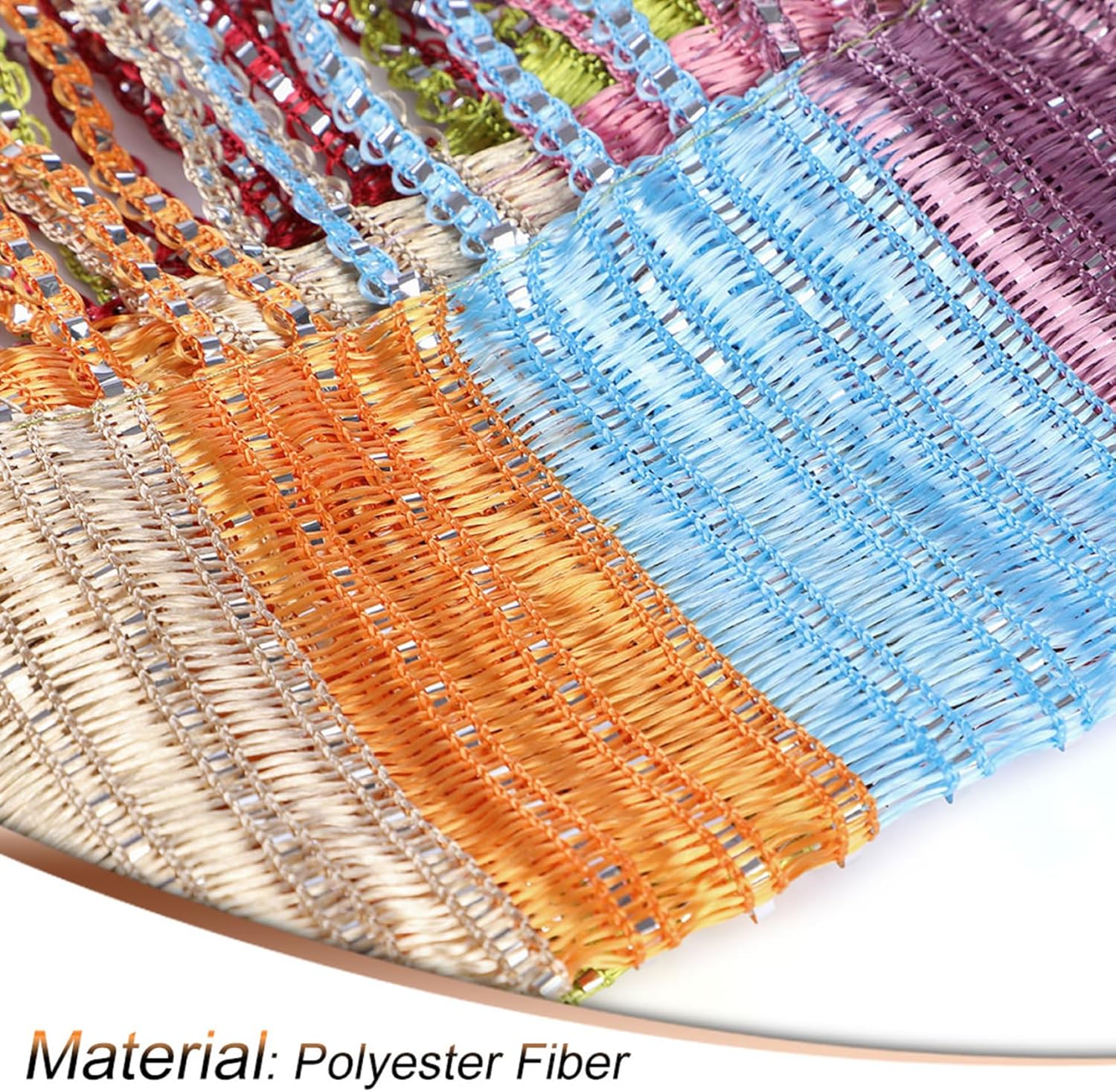 Wedhapy Door Fly Screen Curtain 3937x7874 Inch Tassel Style