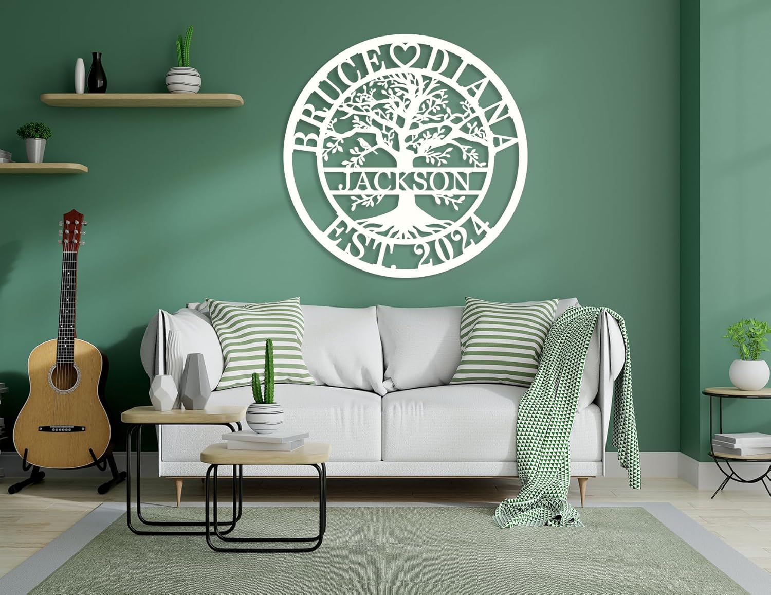 Custom Tree of Life Metal Wall Sign