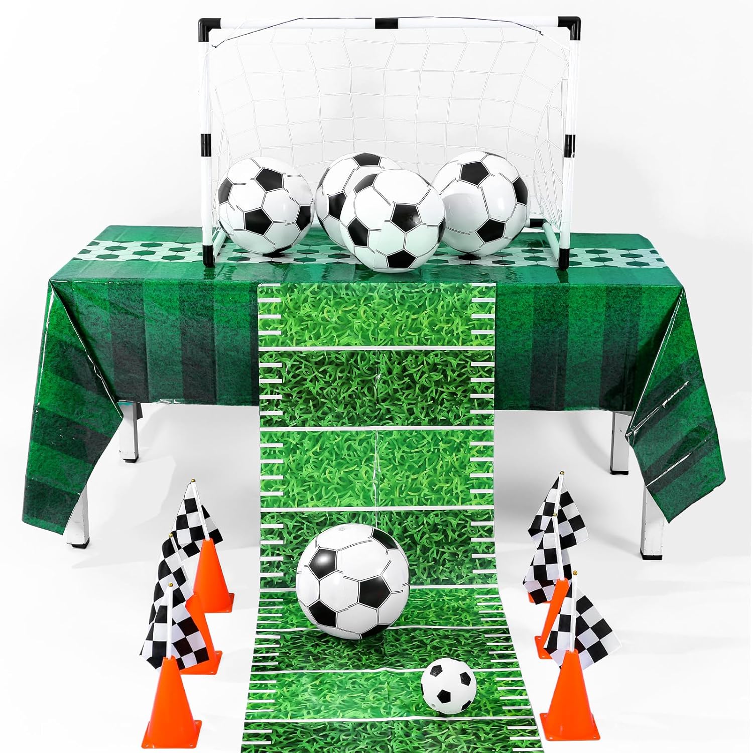 Football Party Field Aisle Runner for Game Day Decor