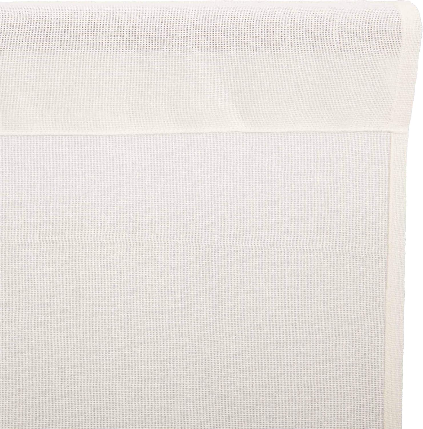 VHC Brands Tobacco Cloth Valance 16x90 Antique White