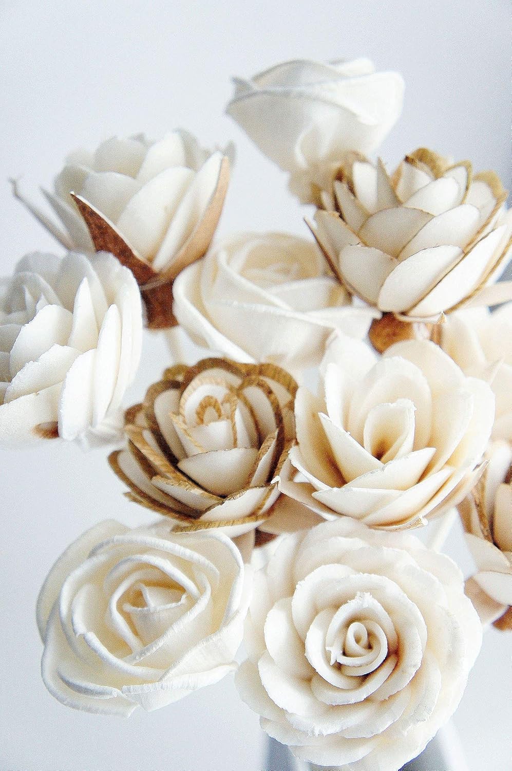 12 Mixed Rose Sola Flower Reed Diffuser Stick for Home Fragrance