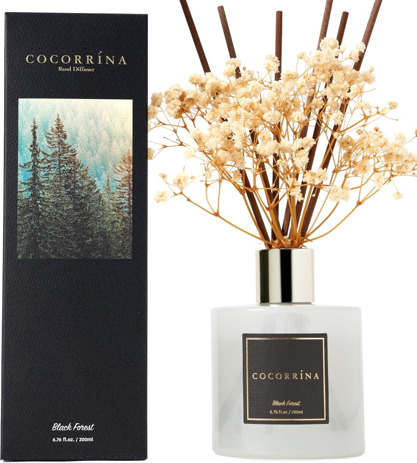 Cocorrina Reed Diffuser Set with Flowers and Sticks