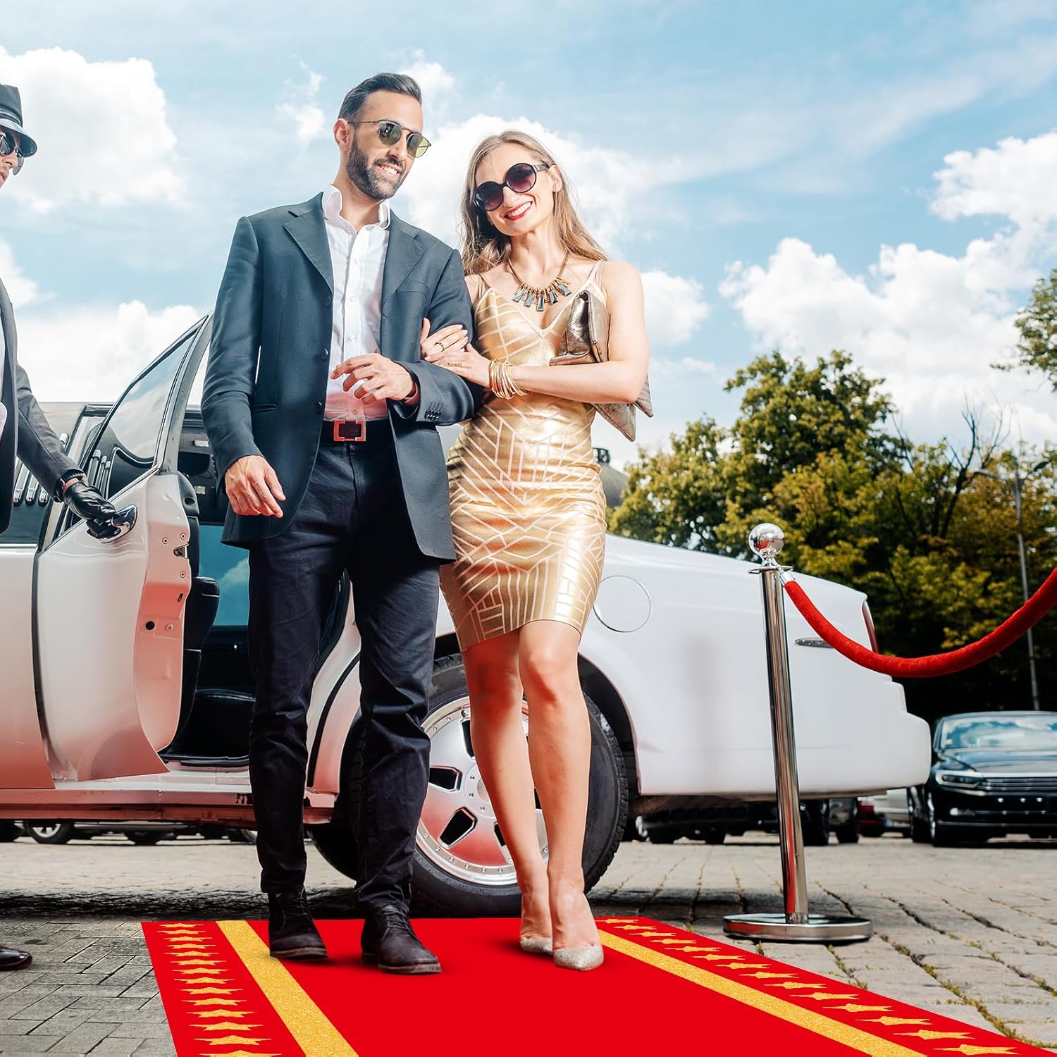 Woanger Red Carpet Runner for Party 33 x 50 Ft