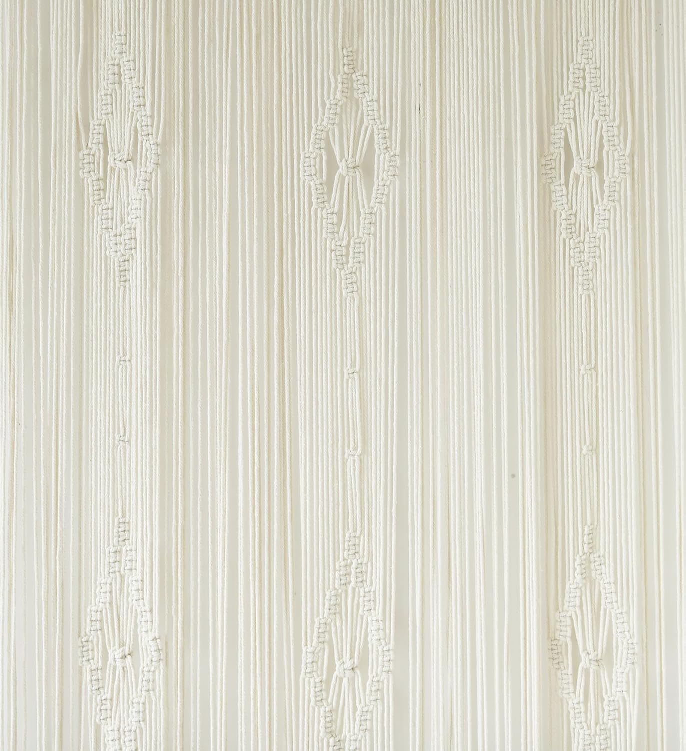 Iower Macrame Curtain Cotton Window Panel Boho Decor
