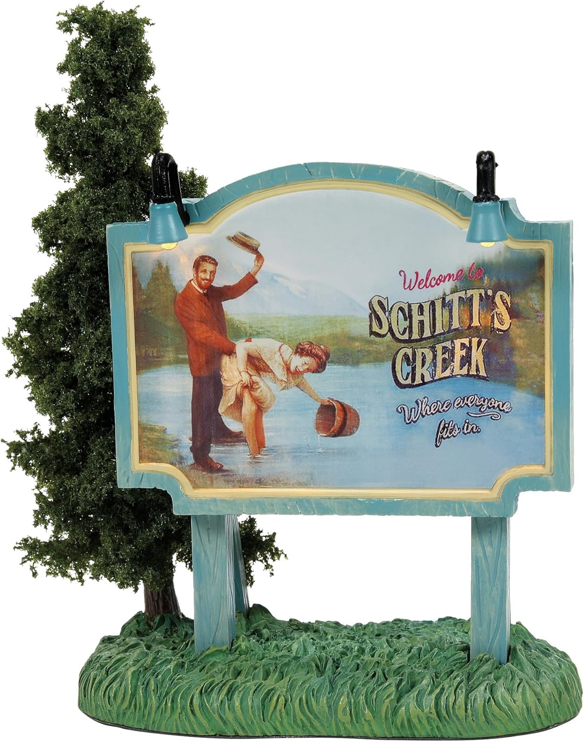 Department 56 Schitts Creek Village Billboard Sign Lit Figurine