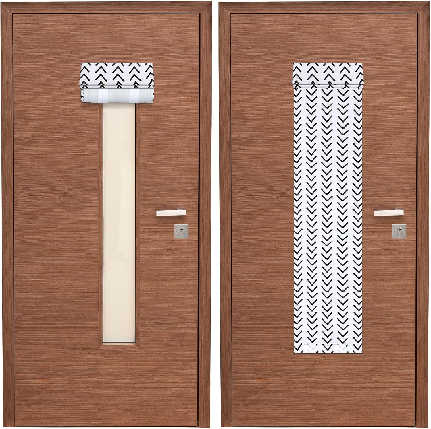 Leinuosen Classroom Door Window Curtains Blackout Shades 8x36 Inches