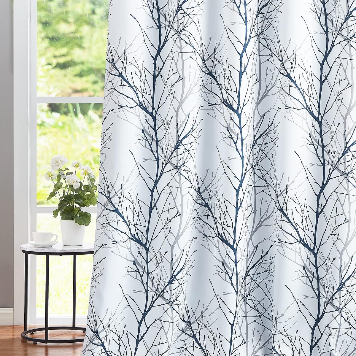FMFUNCTEX Grommet Curtains 84 Inches Blackout Panels