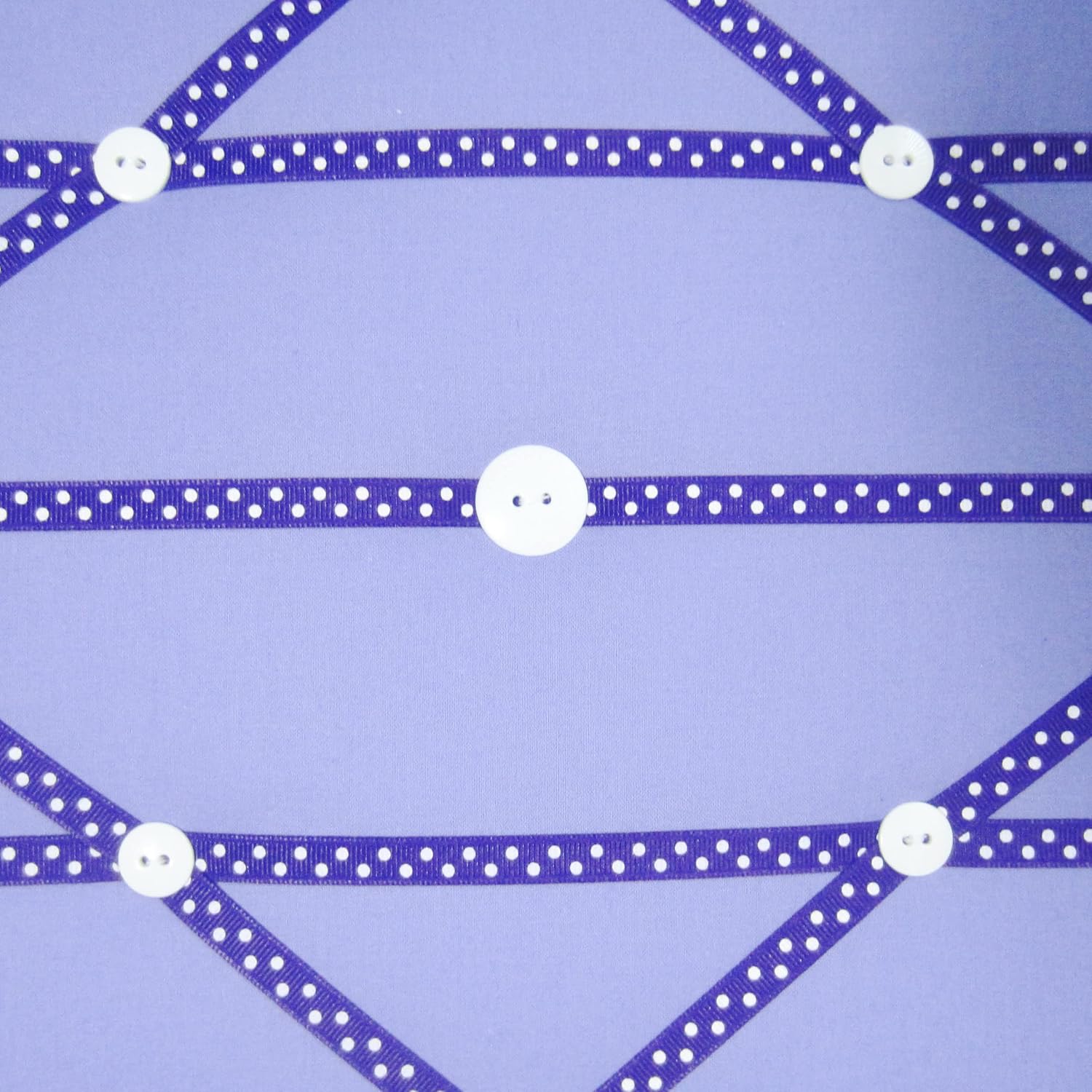 11x14 Lilac Purple Polka Dot French Memo Board with Bow Design