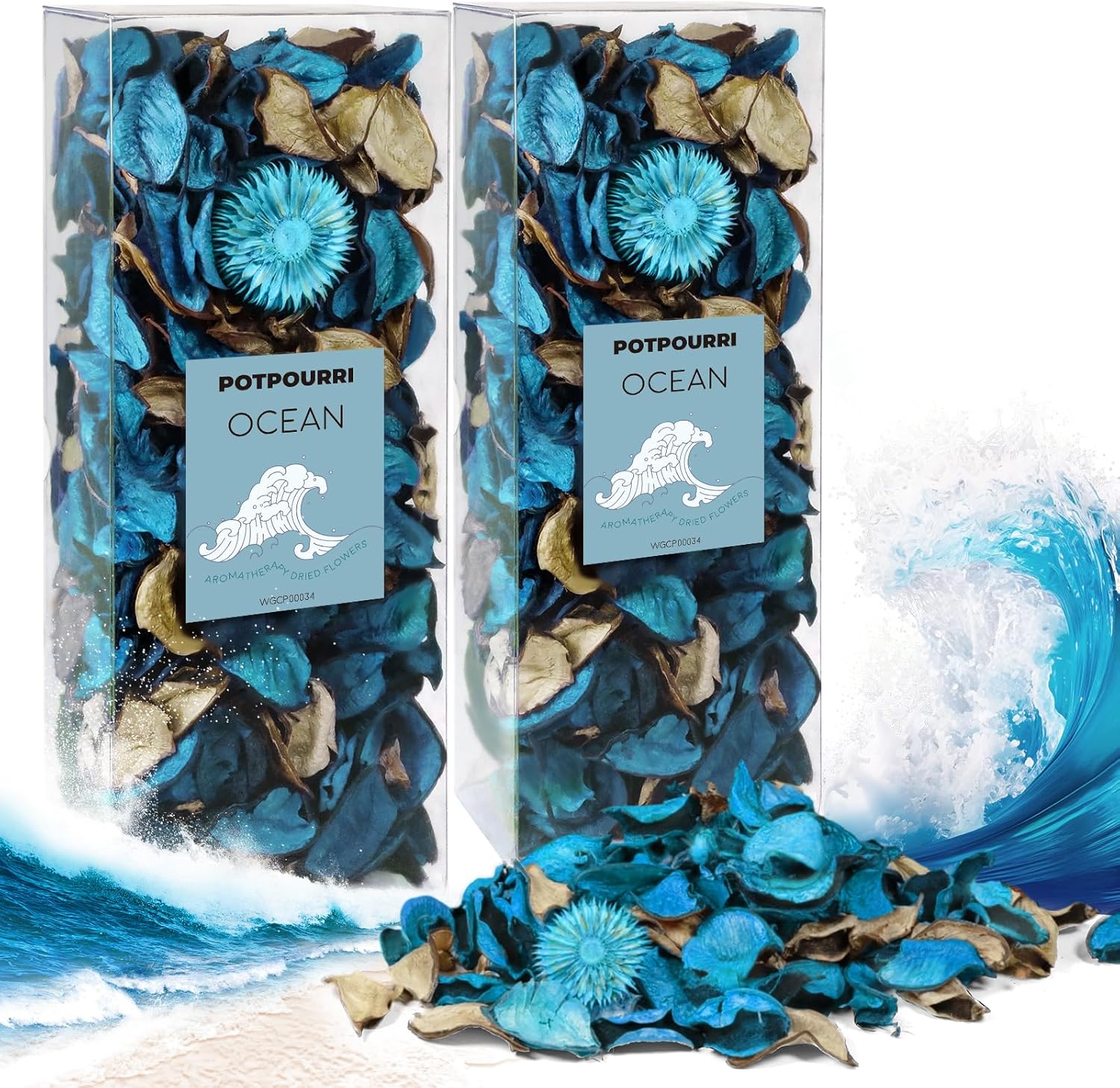 SCENTORINI Ocean Scented Potpourri Bags for Home Decor